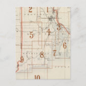 Rhode Island-index map Briefkaart (Voorkant)