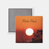 Rhode Island Magnet Magneet (Voorkant / Achterkant)
