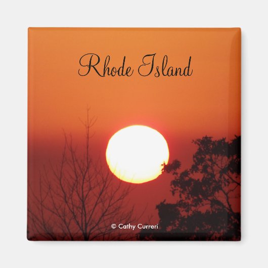 Rhode Island Magnet Magneet (Voorkant)