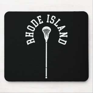 Rhode Island Minimalistische Verticale Lacrosse St Muismat