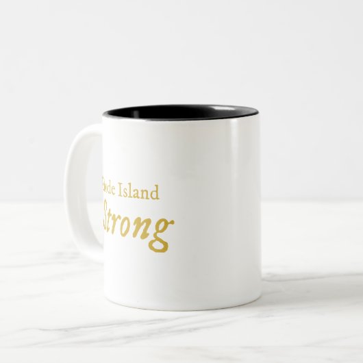 Rhode Island Mug de café solide (Devant gauche)