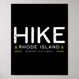 Rhode Island Newport Cliff Walk Wandelroute Boom R Poster