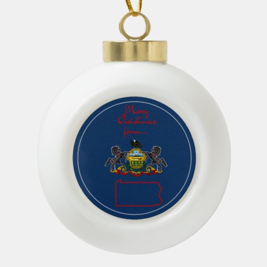 Rhode Island - "Ocean State Elegance" Ornament (Voorkant)