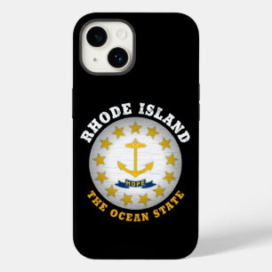 RHODE ISLAND OCEAN STATE FLAG Case-Mate iPhone 14 HOESJE