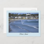 Rhode Island Ocean Waterscape Postcard Briefkaart (Voorkant / Achterkant)