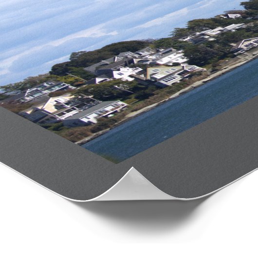 Rhode Island Ocean Waterscape Poster (Coin)