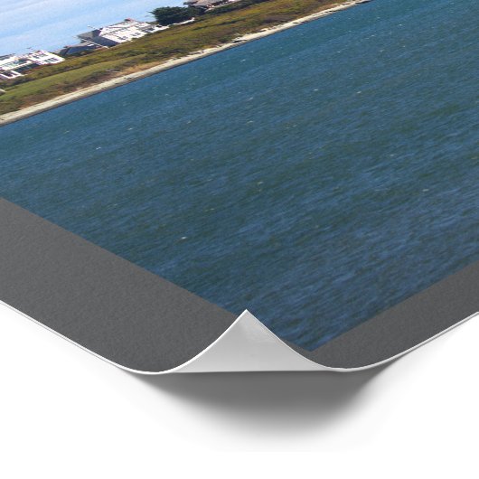 Rhode Island Ocean Waterscape Poster (Coin)