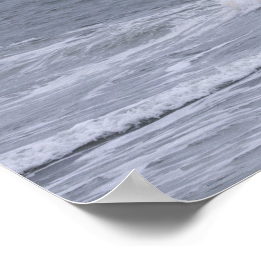 Rhode Island Ocean Waves Poster (Coin)