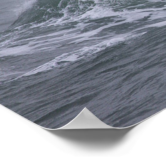 Rhode Island Ocean Waves Poster (Coin)