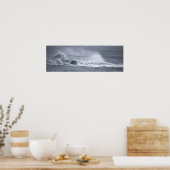 Rhode Island Ocean Waves Poster (Cuisine)