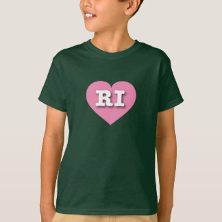 Rhode Island Pink Heart - J'aime RI T-Shirt