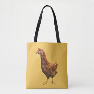 Rhode Island Red Hen Bird Animal Canvas tas