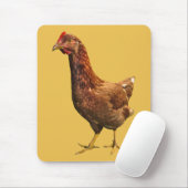 Rhode Island Red Hen Chicken Mousepad Muismat (Met muis)