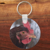Rhode Island Red Hen sleutelhanger (Voorkant)