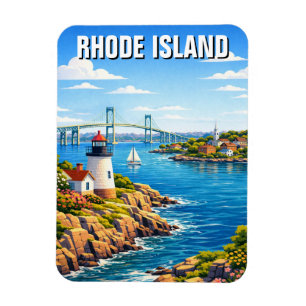 Rhode Island Reizen Magneet