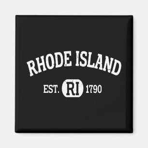 Rhode Island Retro  Rhode Island Ri Magneet