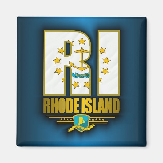 Rhode Island (RI) Magneet (Voorkant)