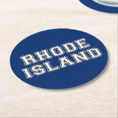 Rhode Island Ronde Kartonnen Onderzetter (Gebogen)