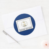 Rhode Island Ronde Sticker (Envelop)