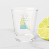 Rhode Island Shot Glass Glas (Achterkant)
