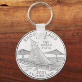 Rhode Island Sleutelhanger (Voorkant)