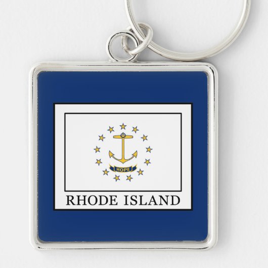 Rhode Island Sleutelhanger (Voorkant)
