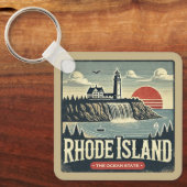 Rhode Island Sleutelhanger (Voorkant)