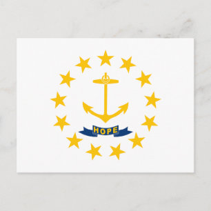 Rhode Island Staatsvlag Briefkaart