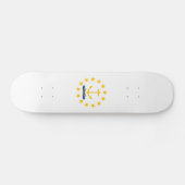 Rhode Island Staatsvlag Skateboard (Horizontaal)