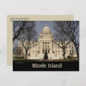 Rhode Island State Capitol Providence Rhode Briefkaart (Voorkant / Achterkant)