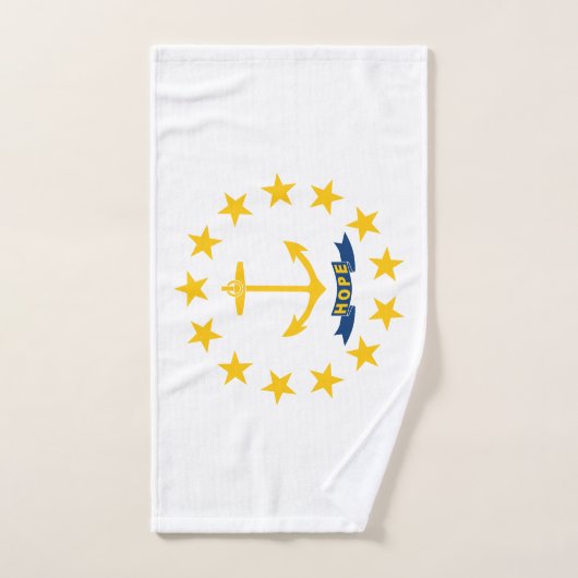 Rhode Island State Flag Bad Handdoek (Handdoek)