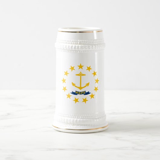 Rhode Island State Flag Bierpul (Center)