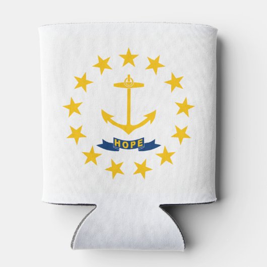 Rhode Island State Flag Blikjeskoeler (Achterkant)