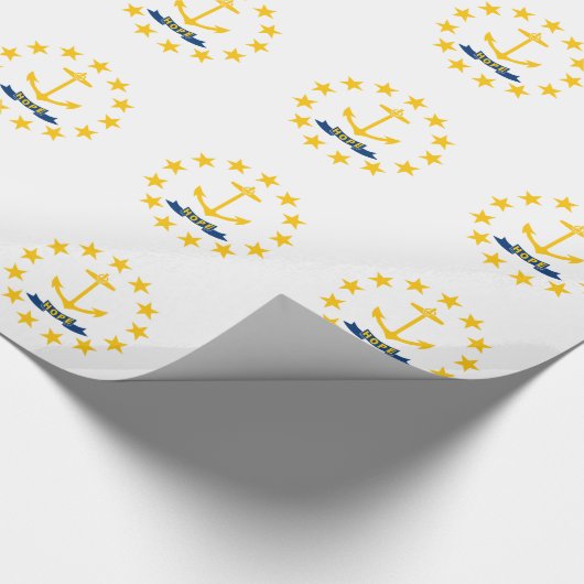 Rhode Island State Flag Cadeaupapier (Hoek)