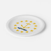 Rhode Island State Flag Papieren Bordje (Gekanteld)