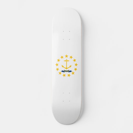 Rhode Island State Flag Skateboard (Voorkant)