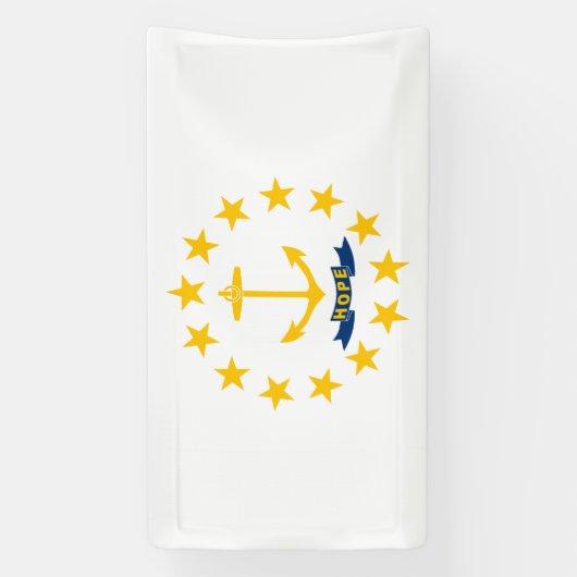 Rhode Island State Flag Spandoek (Verticaal)