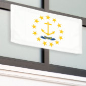 Rhode Island State Flag Spandoek (Buitenkant Gebouw)