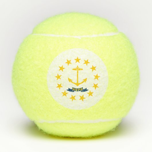 Rhode Island State Flag Tennisballen (Voorkant)