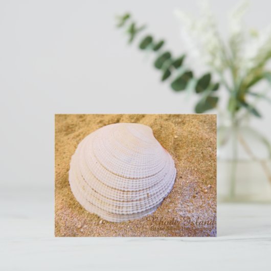 Rhode Island State shell Briefkaart (Staand voorkant)