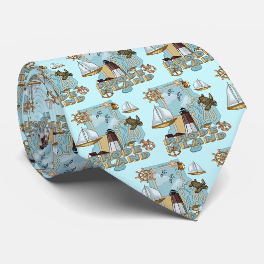 Rhode Island Stropdas (Opgerold)