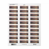 Rhode Island Sunset Etiket (Full Sheet)