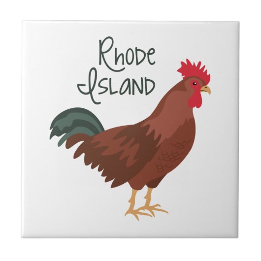 Rhode Island Tegeltje (Voorkant)