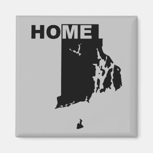 Rhode Island Thuis Weg Van Staat Koelkastmagneet Magneet