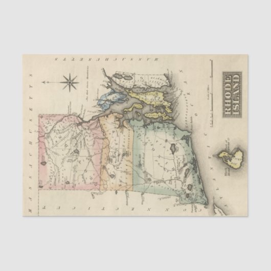 Rhode Island Tissuepapier (Voorkant)