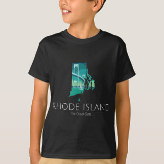 Rhode Island Trots State Motto De oceaanstaat T-shirt