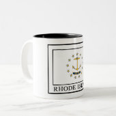 Rhode Island Tweekleurige Koffiemok (Voorkant links)