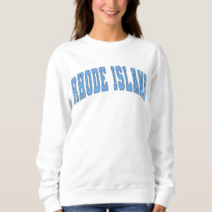 Rhode Island  Varsity College Style Sweatsh Trui