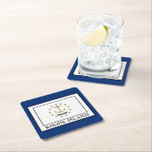 Rhode Island Vierkante Kartonnen Onderzetter (Insitu)