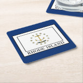 Rhode Island Vierkante Kartonnen Onderzetter (Schuin)